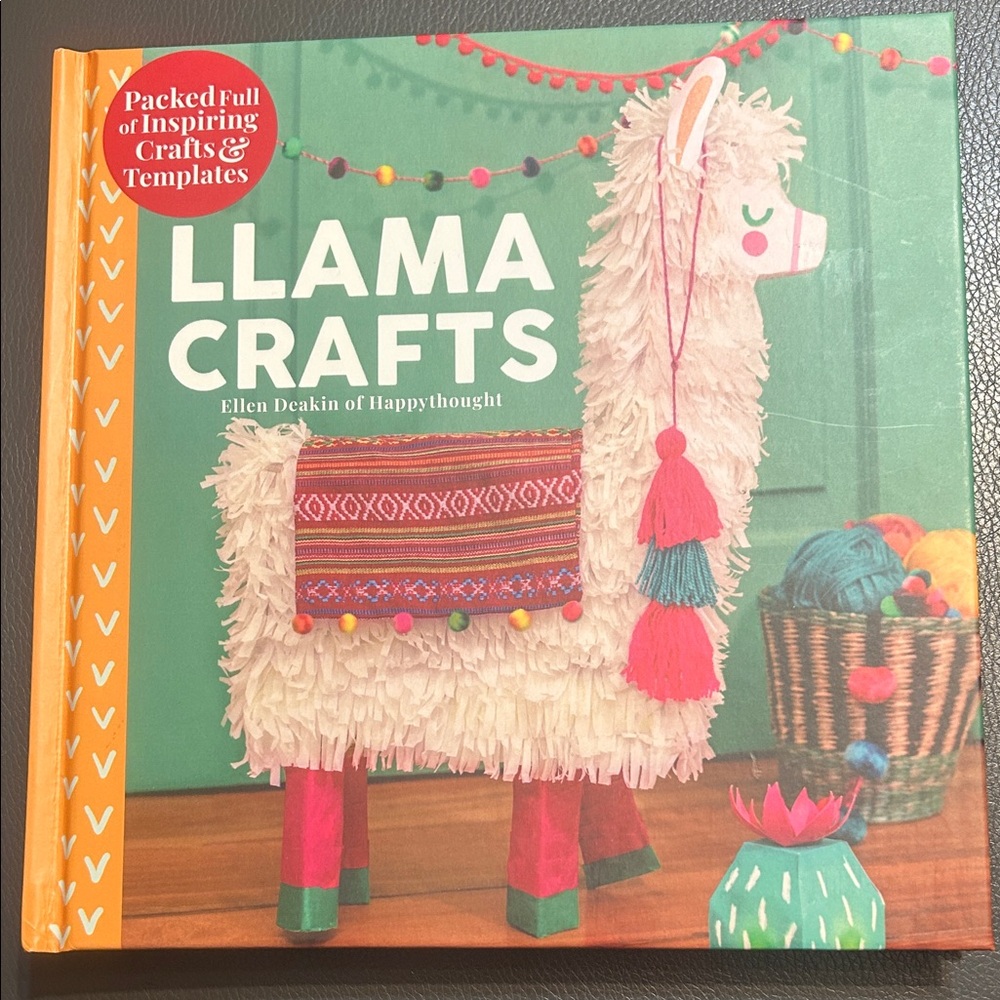 Llama Crafts Book with Colorful Cover